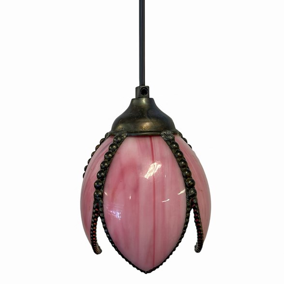 Fönsterlampa Evania, Rosa