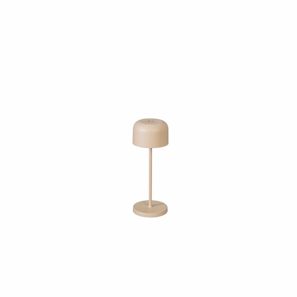 Lille mini bordslampa usb 2200K/2700K dimbar Sand