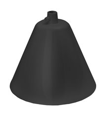Takstycke svart skruvad