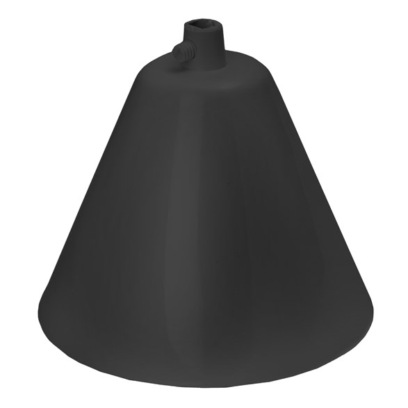 Takstycke svart skruvad