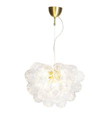 Gross taklampa Ø50cm Mässing/Klar