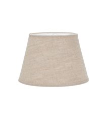 Oval Lin lampskärm, Natur 20cm