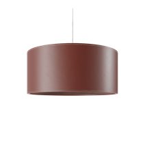 Cylinder Leather Taklampa 50 cm, Oak