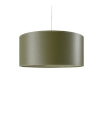 Cylinder Leather Taklampa 50 cm, Grass Green