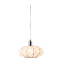 MAMSELL fönsterlampa, krom/vit