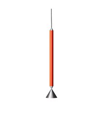 Apollo 59 pendel, Red orange/aluminium