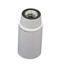 Lamphållare E14 E slät vit