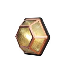 Castor väggplafond E27 koppar