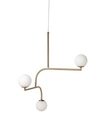 Mobil 3 taklampa, mässing 46cm