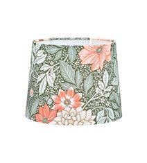 Sofia Mönstrad lampskärm, Dahlia Grön 20cm