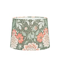 Sofia Mönstrad lampskärm, Dahlia Grön 25cm