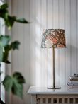 Sofia Mönstrad lampskärm, Dahlia Grön 25cm