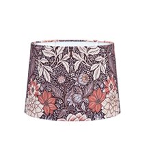 Sofia Mönstrad lampskärm, Dahlia Brun 25cm