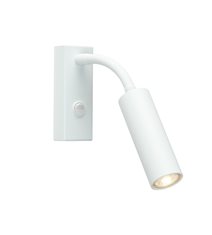 Pipeline vägglampa flex mattvit GU10 MR11