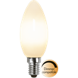 LED-lampa E14 kronljus Opaque Filament Opal, dimbar