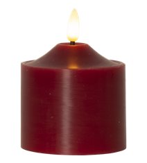 LED Blockljus Flamme Röd 9,50 cm