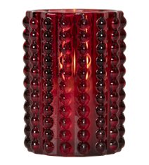 LED Ljus Flamme Dotty Röd 12,50 cm