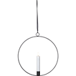 Inomhusdekoration Flamme Ring Svart 30 cm