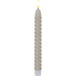 Led Antikljus 2-Pack Flamme Swirl, Beige