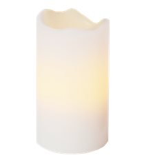 LED Blockljus 4-pack Advent Vit 10 cm