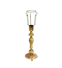 Lampfot Marmor & Mässing, 46 cm