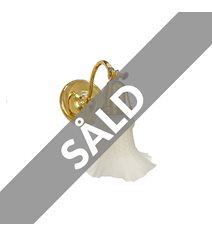 Elsa vägglampa, mässing/opal klockskärm (868)