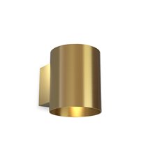 Evoke vägglampa S satin brass/sat brass G9