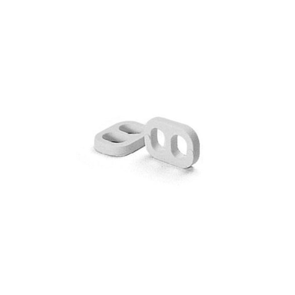 Sladdstopp 10x14 plast, vit