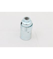 Lamphållare E14 slät zinc jord