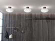 Bullo plafond, oxid/opalglas 27cm