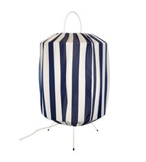 Taklampa Capri H70 s/v E27 2,5m IP44 blå/vit