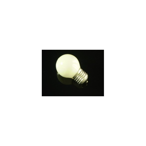 Klotlampa Opalvit 25W Skakstark E27 230V