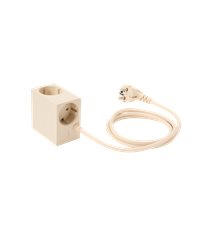 Cuboid grenuttag - Pearled Ivory