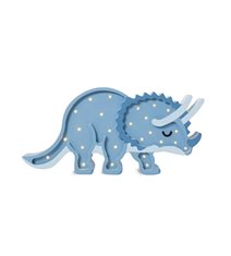 Little Lights Dino Triceratops Bordslampa, Jurassic Navy