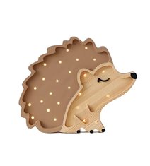 Little Lights Hedgehog Bordslampa, Autumn Brown