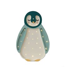 Little Lights Baby Penguin Bordslampa, Teal