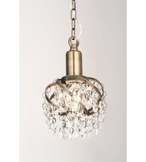 Fönsterlampa Isabelle Antikmässing 11cm