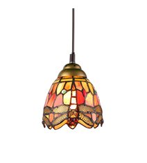 Fönsterlampa Trollslända Ädelsten / Dragonfly 13cm