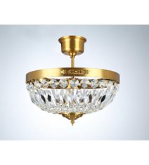 Plafond Rhea Liten Borstad Mässing 36cm