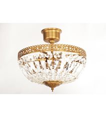 Plafond Classic Liten Borstad Mässing 35cm