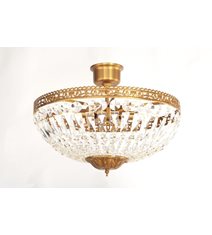Plafond Classic Medium Borstad Mässing 47cm
