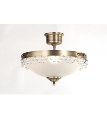 Plafond Fanny Liten Antikmässing 36cm