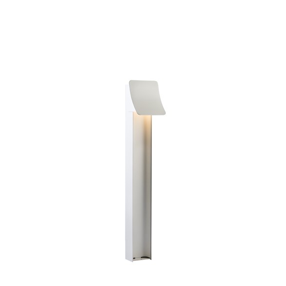 Bend pollare LED, vit 101,5cm
