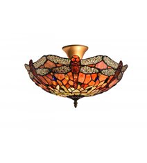 Plafond Trollslända Ädelsten / Dragonfly 41cm