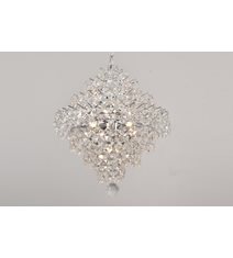 Kristallkrona Silvia Krom 40cm