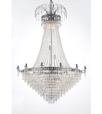 Kristallkrona Empire Classic Ny 10-Arm Xl Krom 95cm