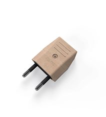 Creative Plug EU tvåpolig stickpropp 10A Träfärgad