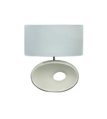 Ellipse Bordslampa, Beige/Naturvit