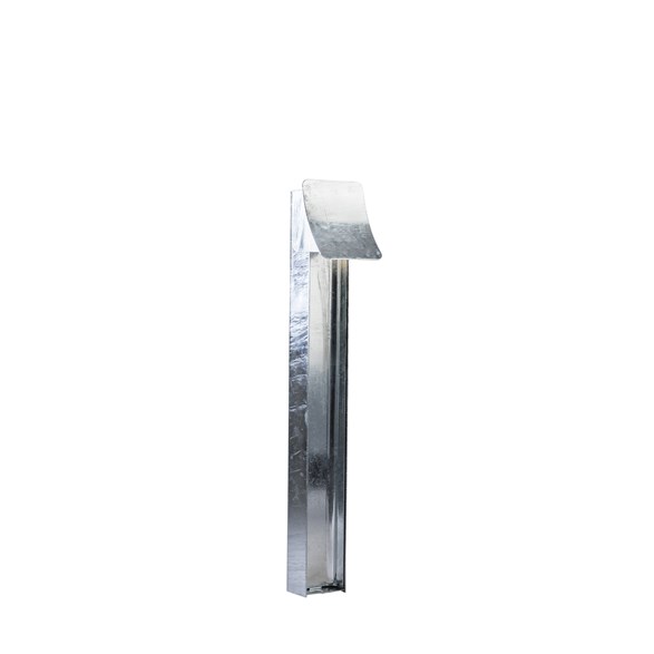 Bend pollare LED, galvaniserad 101,5cm