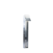 Bend pollare LED, galvaniserad 101,5cm